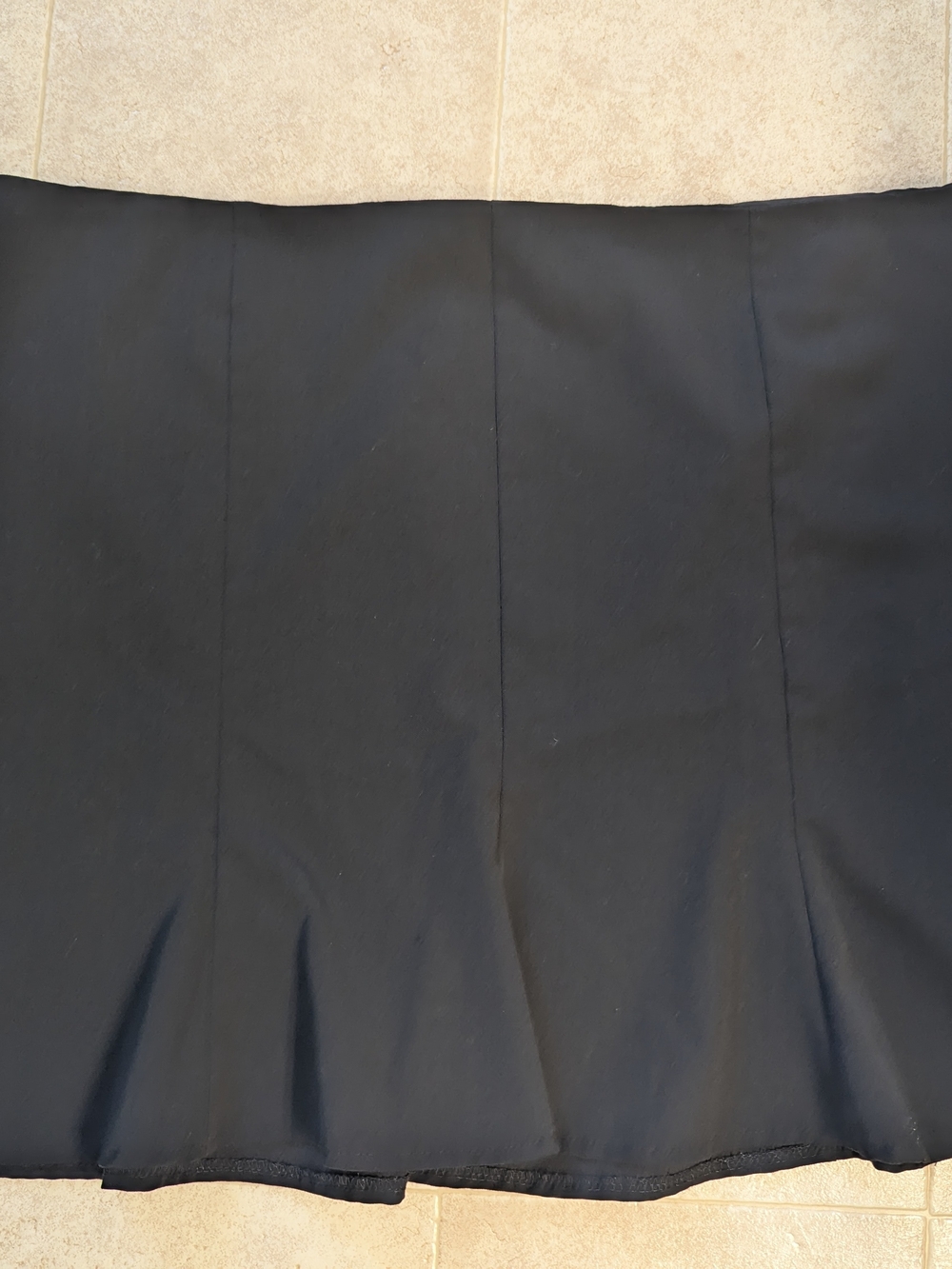 Ricki's Black Mini Skirt With Bottom Flare
